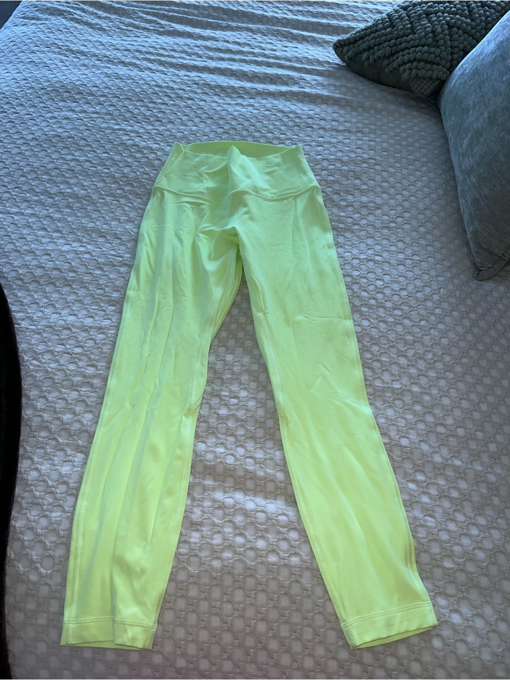 lululemon athletica Neon Lime Athletic Top